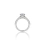 Lab grown 1 Ct Princess Cut Diamond Pave Ring