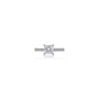 0.5 Ct Princess Cut Diamond Pave Ring by Fortune Jewellery 