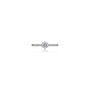 0.5 Ct Round Cut Diamond Pavé Solitaire Ring by Fortune Jewellery