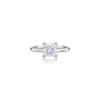 1 Ct Princess Cut Diamond Solitaire Ring by Fortune Jewellery 